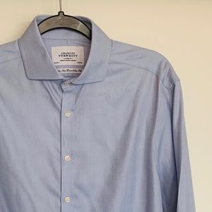 Non-Iron Extra Slim Fit Dress Shirt - Blue
